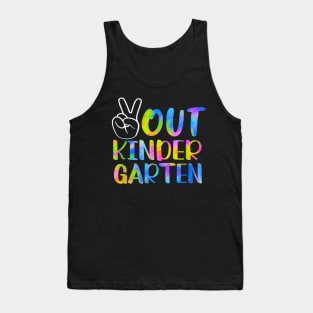 Kindergarten Graduation Hello First Grade Grad Class Of 2035 Tank Top